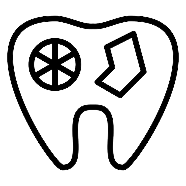 Tooth Infection Icon Style