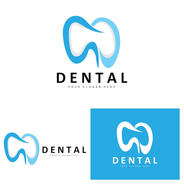 Tooth logo Dental Health Vector Care Brand Illustration