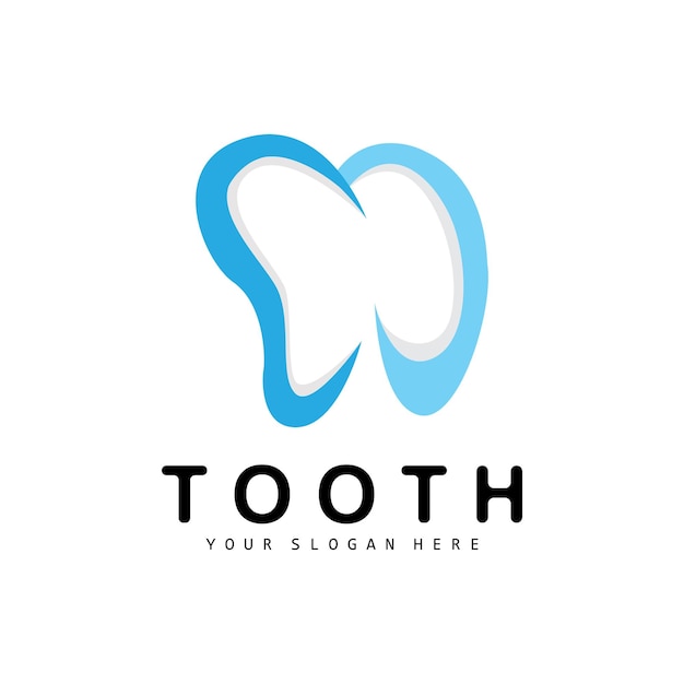 Vector tooth logo dental health vector care brand illustration