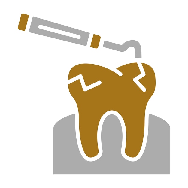 Tooth Scaling Icon Style