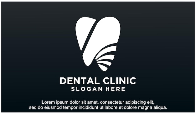 Tooth Teeth Dentist Dental logo design template