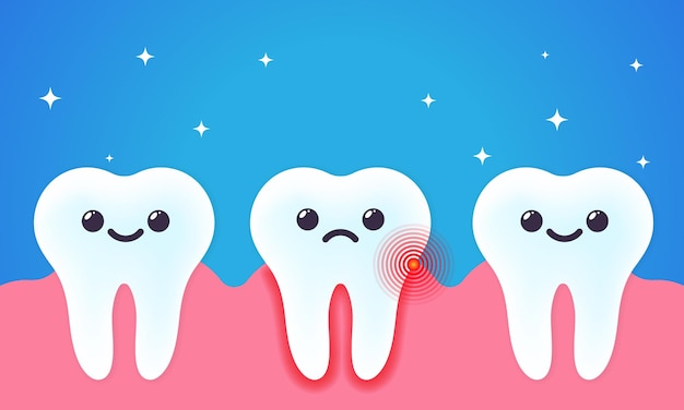 Toothache illustration