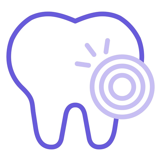 Illustrazione del vettore del mal di denti