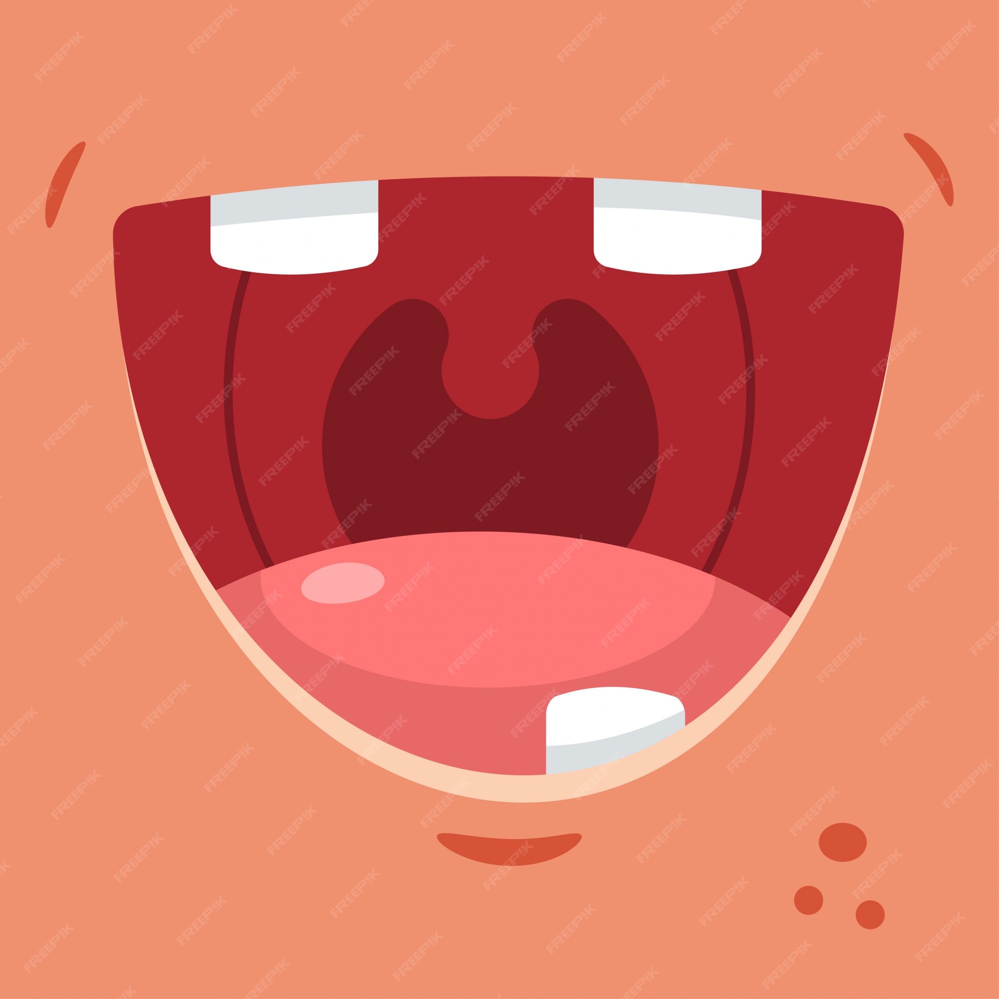Premium Vector | Toothless smile Premium Vector | Toothless smile