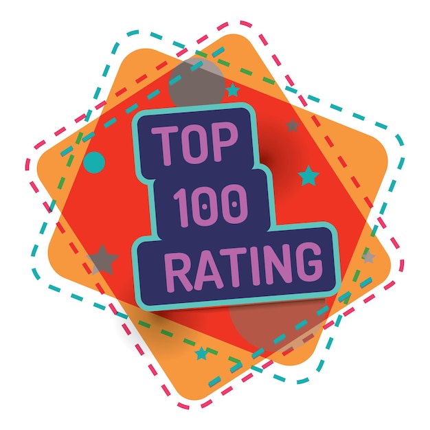 Top 100 rating Vector color banner quality