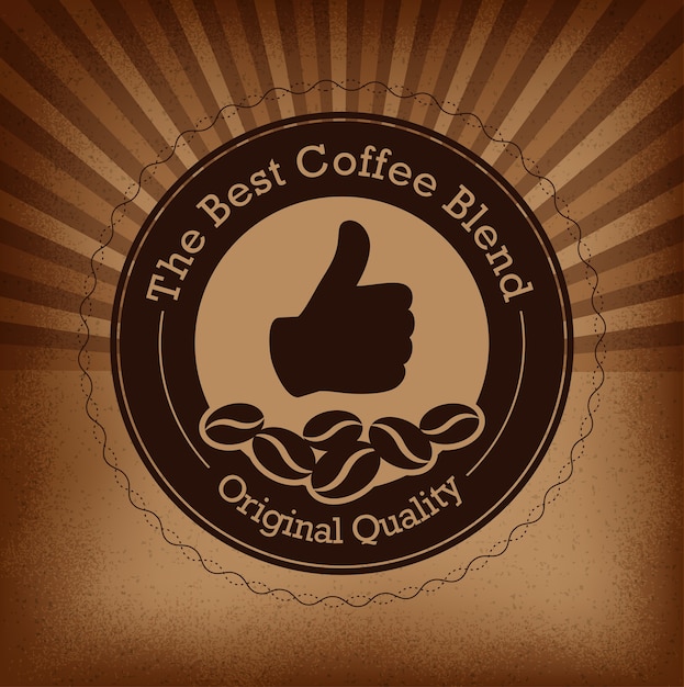 Top brand coffee label