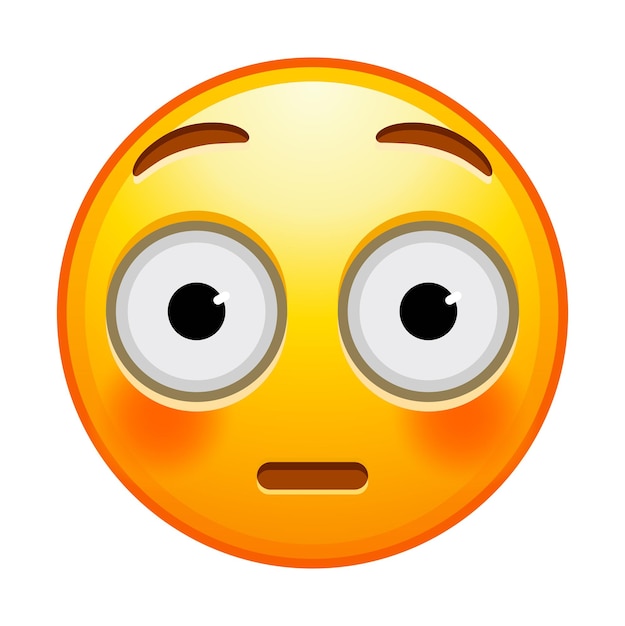 Embarrassed Smiley Face