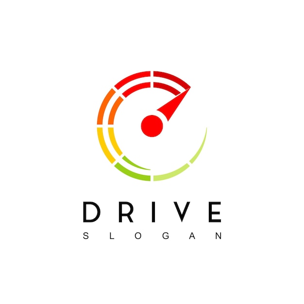 Ispirazione per il design del logo di top speed drive