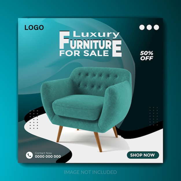 Top Stylish Furniture Sale Social Media Post Ad Design Ideas