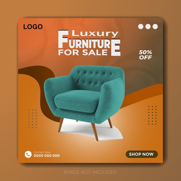 Top Stylish Furniture Sale Social Media Post Ad Design Ideas