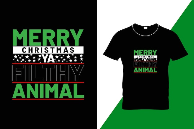 Vector topografie kerst t-shirt ontwerp