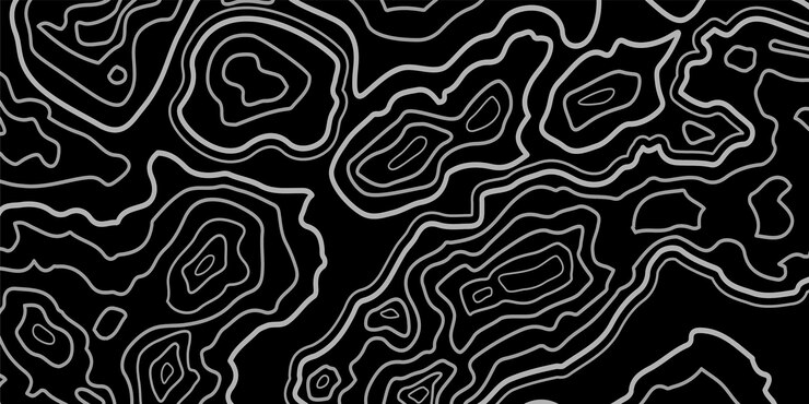 Vector topographic contour map abstract background