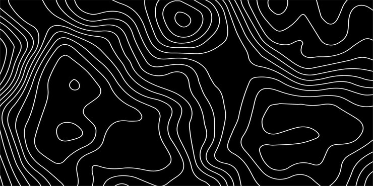 Vector topographic contour map abstract background