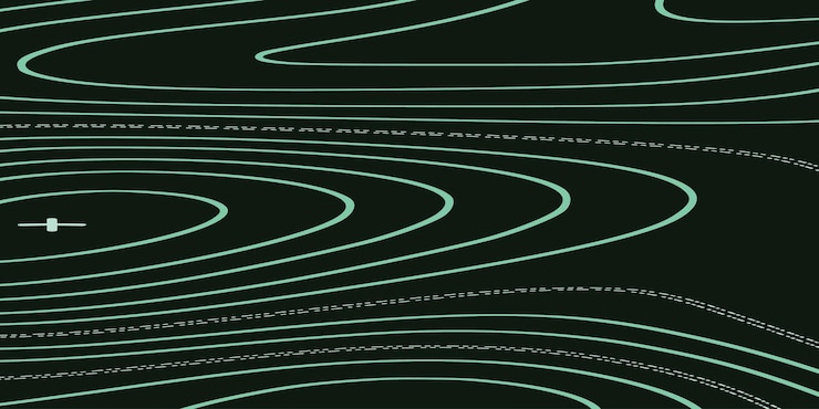 Vector topographic contour map background