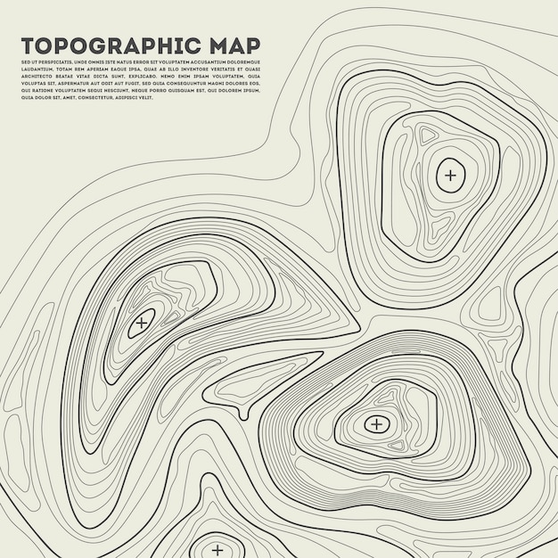 Contorno topografico in