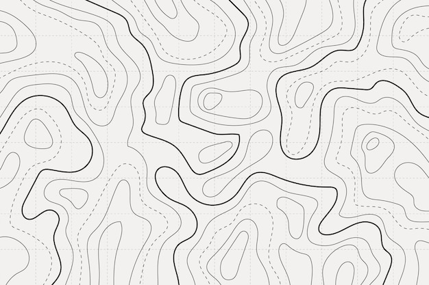 Vector topographic map background concept abstract background with landscape topographic map design
