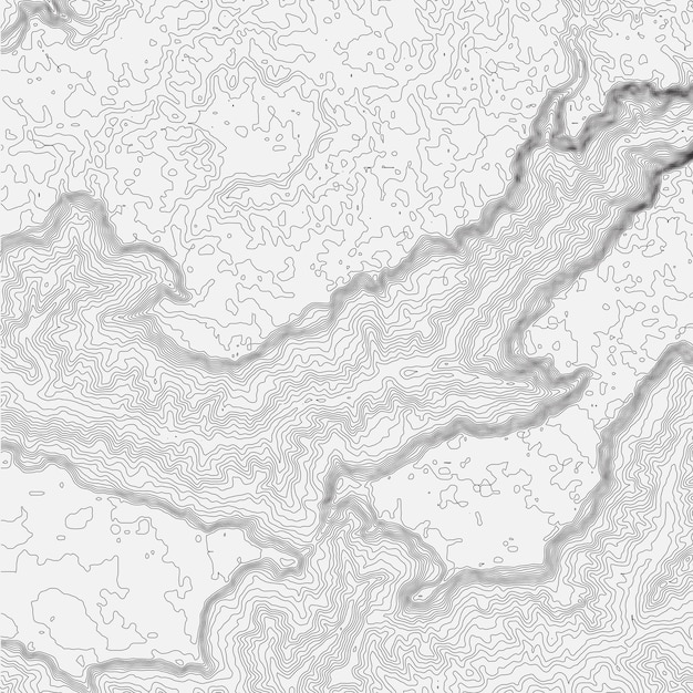 Concetto di sfondo mappa topografica con spazio per la tua copia. sfondo della mappa del contorno topografico, illustrazione vettoriale