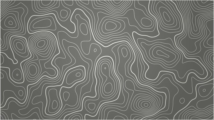 Vector topographic map contour lines background vector