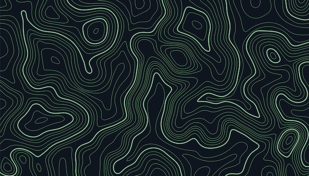 Vector topographic map contour lines background