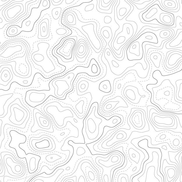 Vector topographic map design