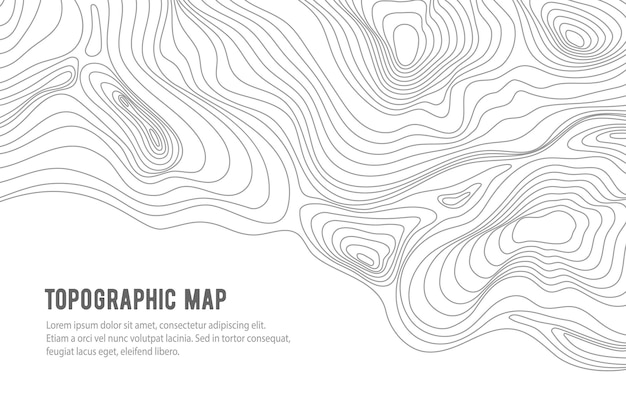 Topographic map grid texture relief contour