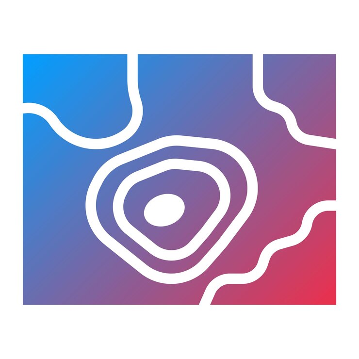 Vector topography icon vector image can be used for geography