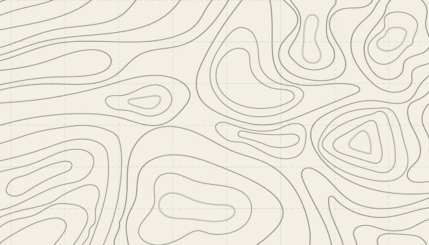 Топографическая карта контурная линия территория абстрактная ландшафтная текстура с серыми картографическая карта