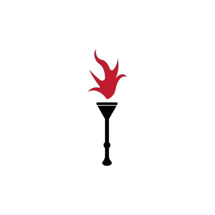Vector torch vector icon template