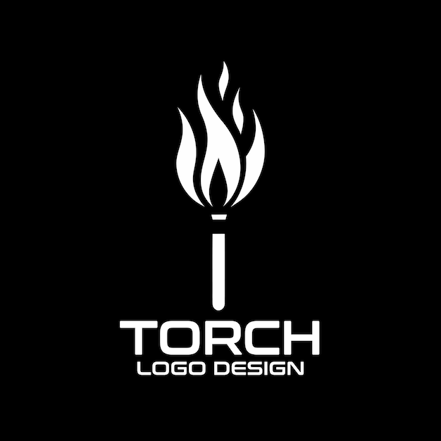 Torch Vector Logo Design