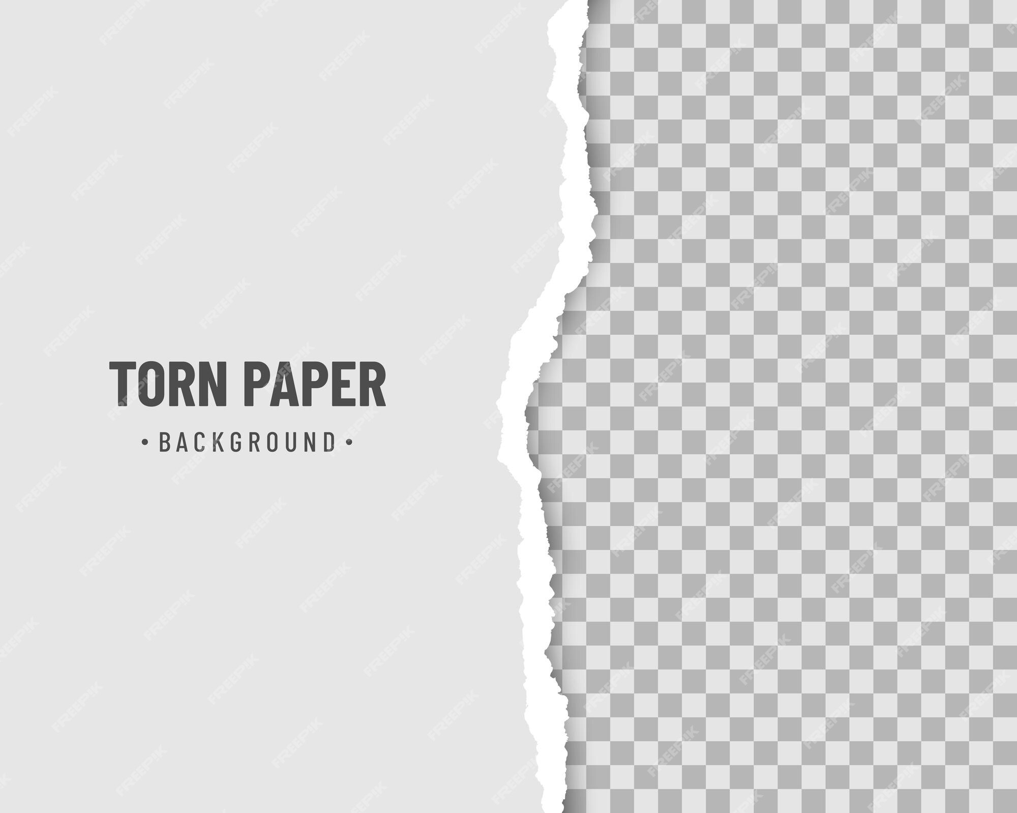 Torn Paper Transparent Background Images - Free Download on Freepik