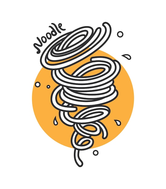 Tornado noodle pasta ramen doodle