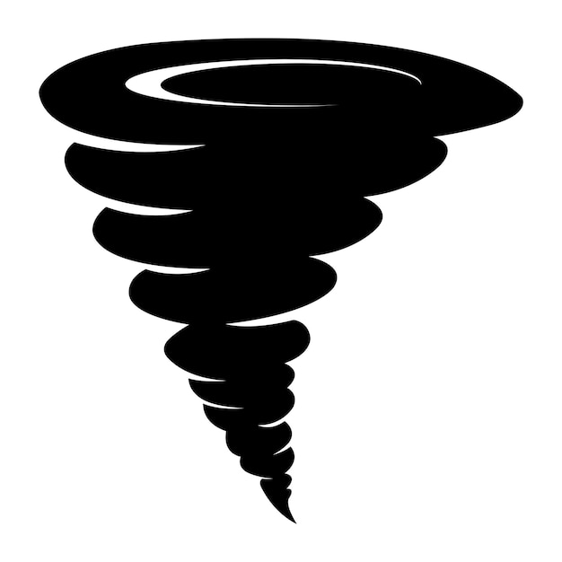 Tornado pictogram logo vector ontwerpsjabloon