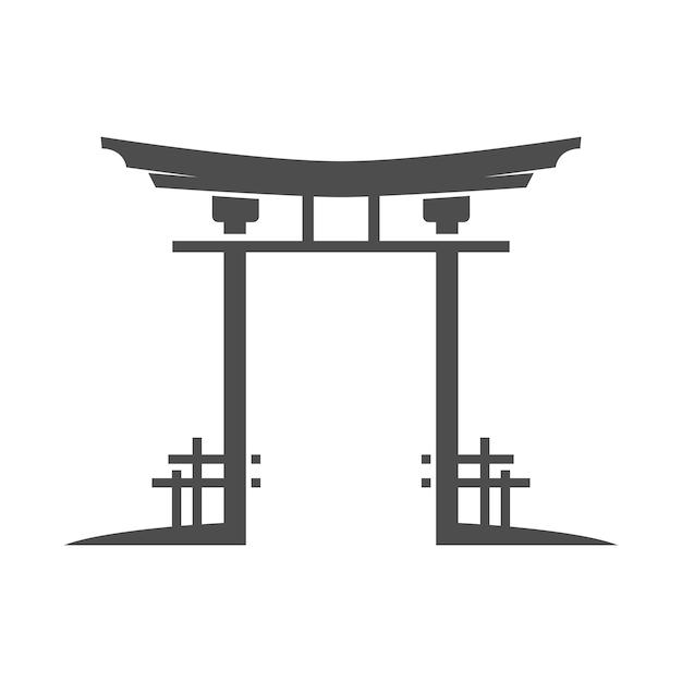 Torri gate icon design