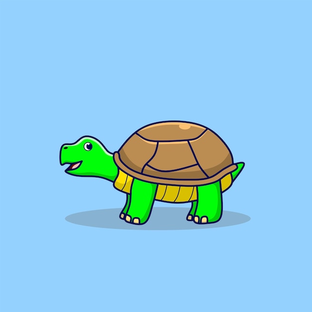 Vector tortoise cartoon