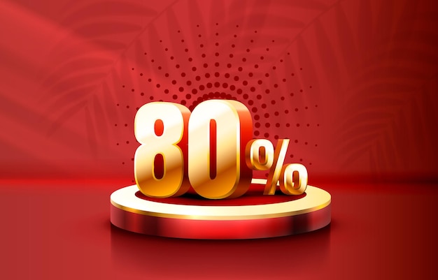 Tot uitverkoop banner promotie flyer retro label vector