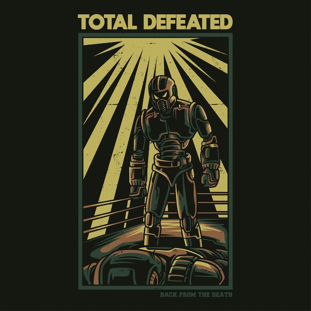 Total defeated illustration