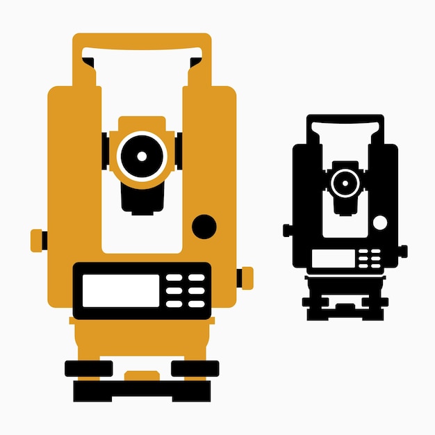 Vector total station theodolite electronic