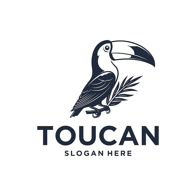 Toucan bird logo vector illustration