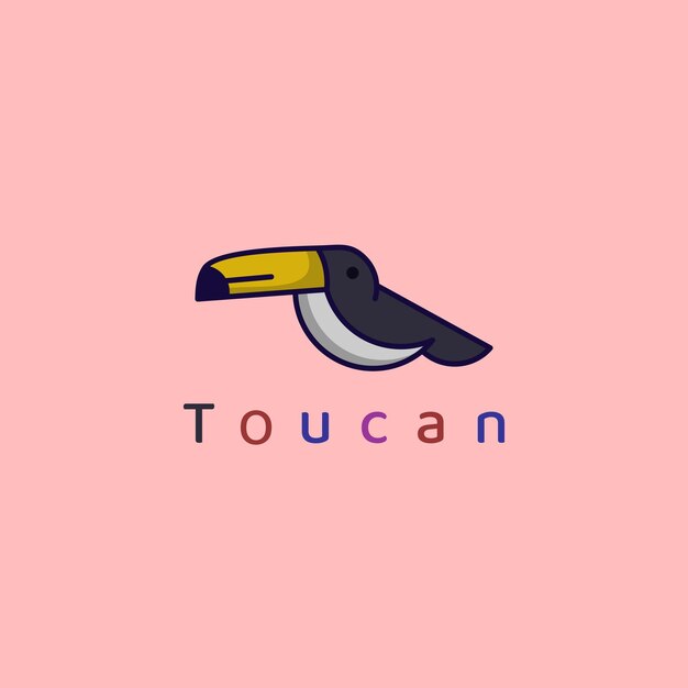 ベクトル トカン鳥のロゴ