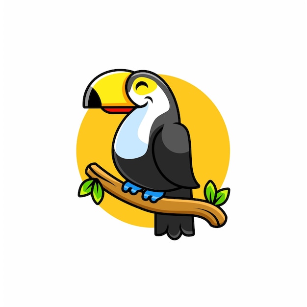 Toucan Bird Mascot Design