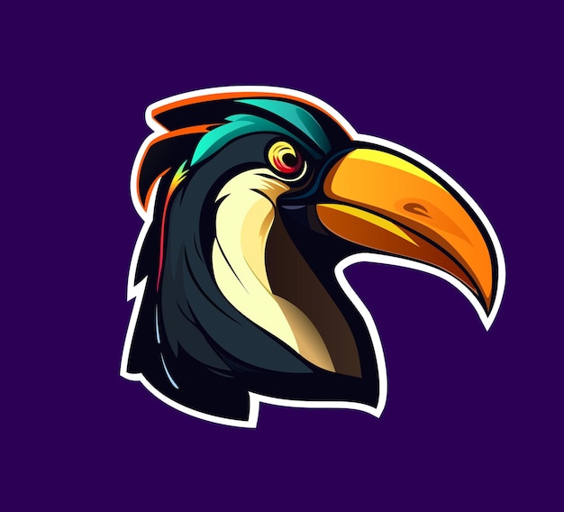 Toucan bird mascot of sport team toucanet tattoo