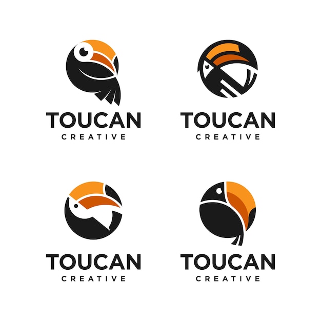 Pacchetto logo toucan