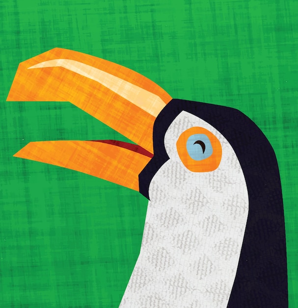 Vector toucan