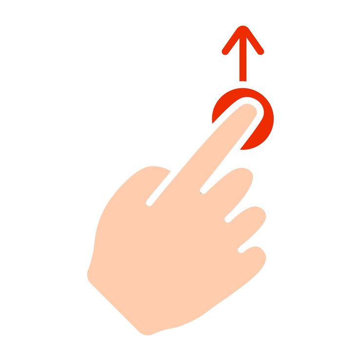 Vector 터치 패드 아이콘 인스 손가락 더블 클릭 감소 증가 회전 회전 근사 누르기 스크롤 클릭 화살표 센서 회전 이동 응답 시간 x2