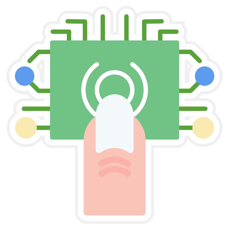 Vector touch technology icon vector image can be used for technology