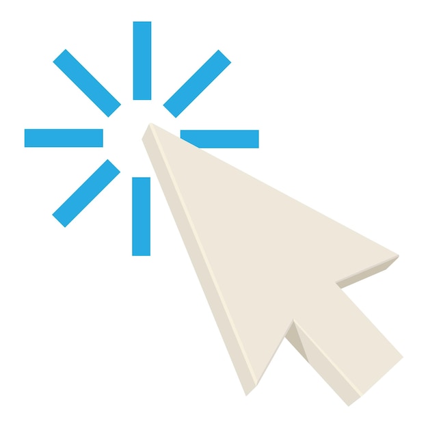 touching pointer icon cartoon illustration of touching pointer vector icon for web