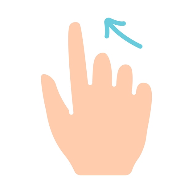 Touchpad-icone Verwijzervinger dubbele klik afname toename draai rotatie benadering druk scrollen klik pijl sensor draai Zoom in beweging responstijd x2
