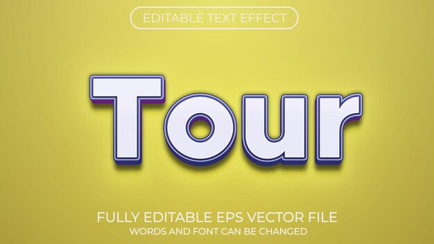 Tour-teksteffect