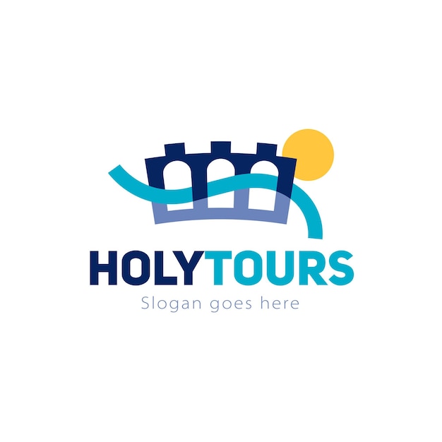 Design del logo aziendale del turismo