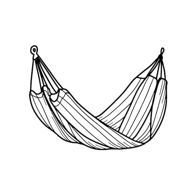 Tourist hammock for recreation